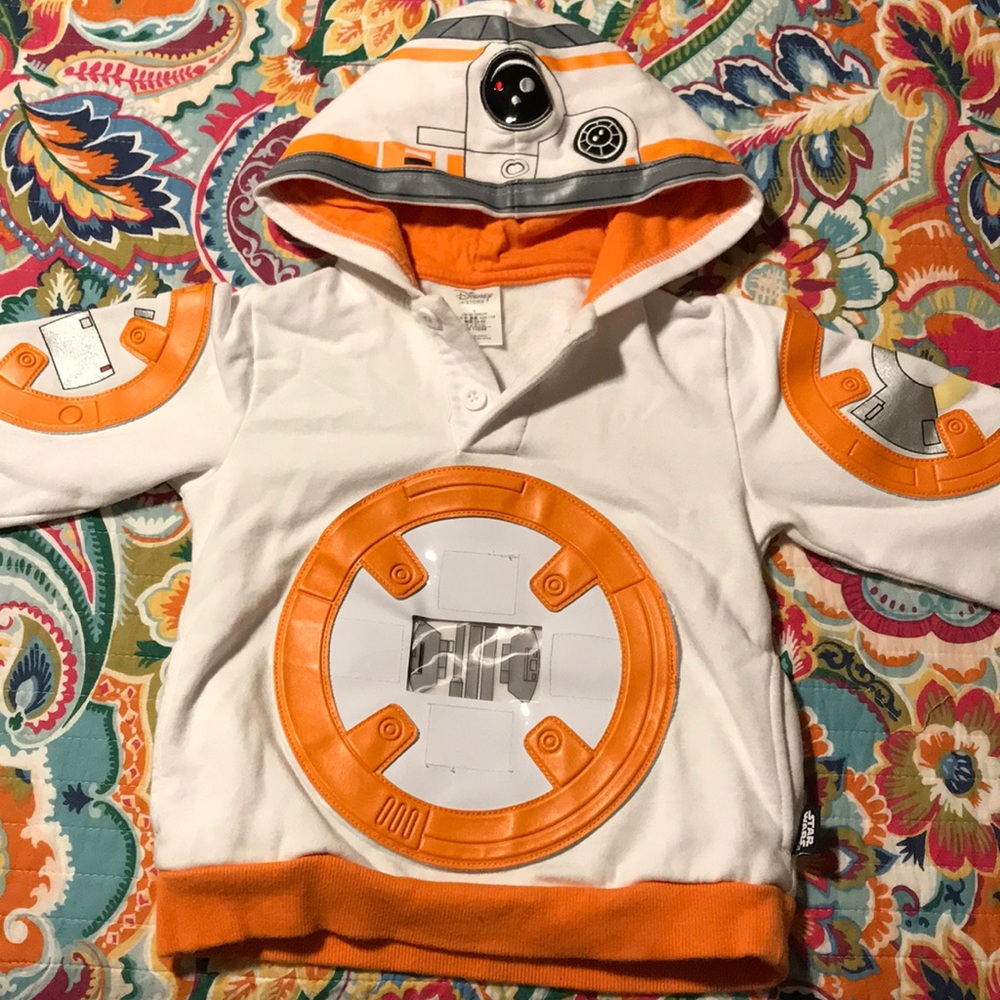 Disney Bb8 sweatshirt for boys or girls size 4